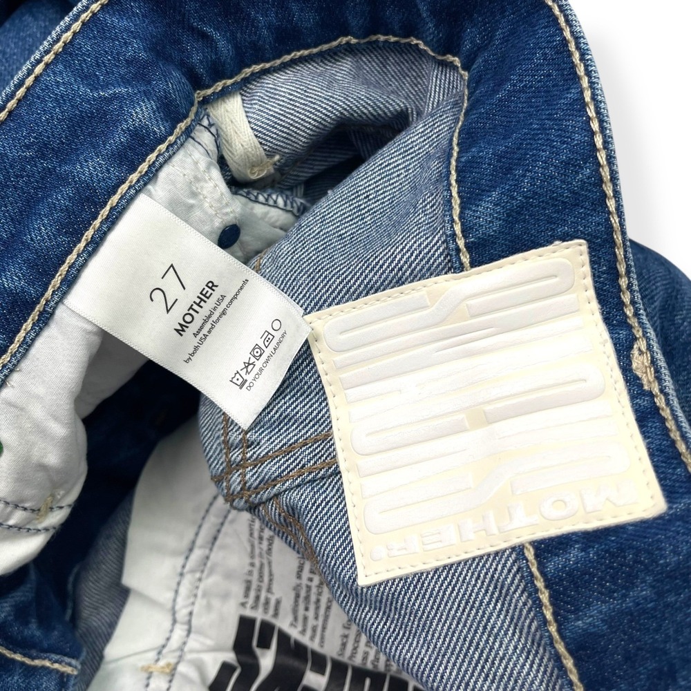 LMOTHER Wide Leg Jeans Baggy NWT Sz 27 Rigatoni Sneak $248 Free People SNACKS - Picture 9 of 12